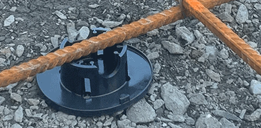 Exemple de support d'armature pour béton armé