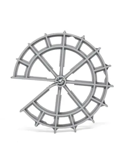 Support circulaire en plastique.