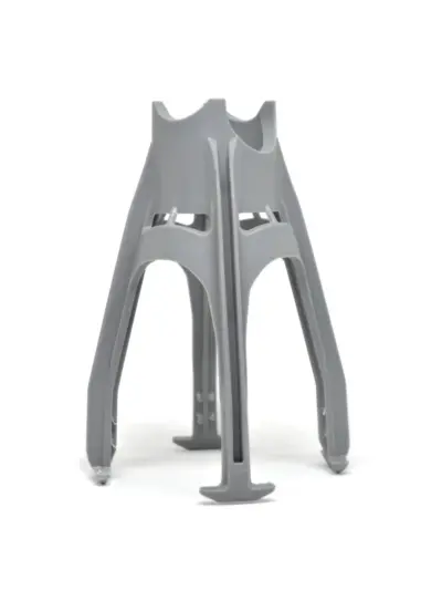 Support plastique gris pour construction